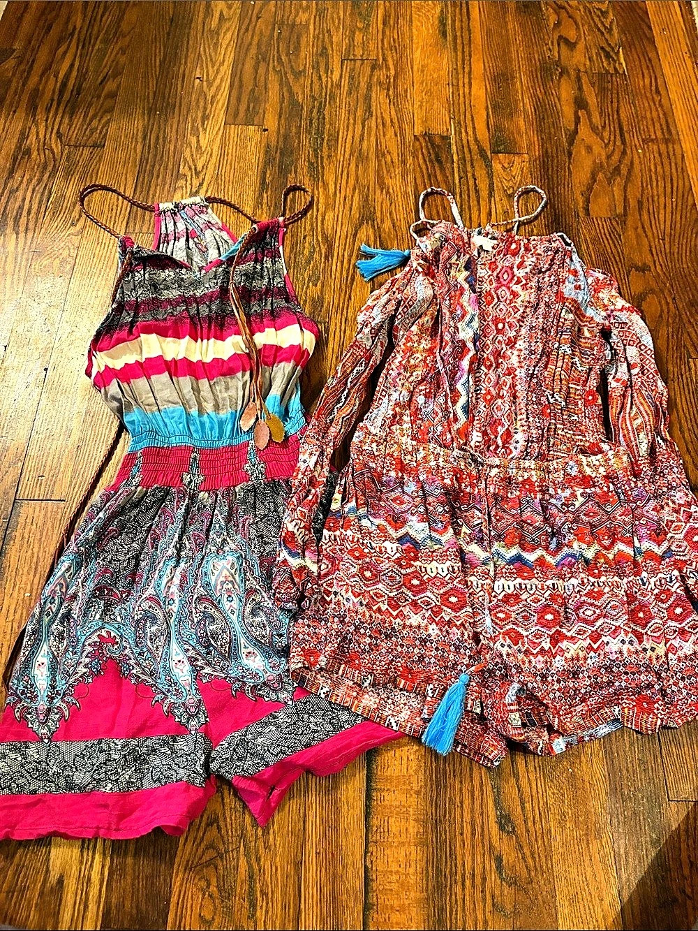 🎉Bundle of Two Rompers. Umgee Geometric and Unbranded Size Medium